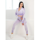 Рашгард на Блискавці Фіолетовий з Візерунком