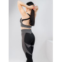 Топ Спортивний Чорно Білий з Візерунком