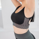 Топ Спортивний Чорно Білий з Візерунком