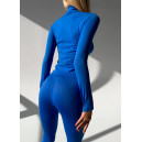 Безшовний Базовий Комплект Легінси + Водолазка Синій