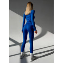 Безшовний Базовий Комплект Легінси + Водолазка Синій