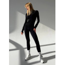 Безшовний Базовий Комплект Легінси + Водолазка Чорний