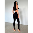 Легінси Чорні зі Штрипками