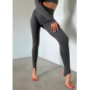 Легінси Сірі зі Штрипками