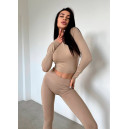 Легінси Бежеві зі Штрипками