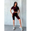 Велосипедки Бордові