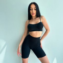 Велосипедки Чорні в Рубчик