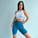 Велосипедки Кольору Морська Хвиля в Рубчик