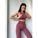 Топ Спортивний Марун в Рубчик