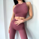 Топ Спортивний Марун в Рубчик