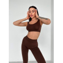 Топ Спортивний Коричневий