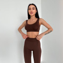 Топ Спортивний Коричневий