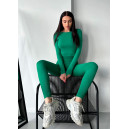 Кроп Топ з Довгим Рукавом Зелений