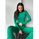 Кроп Топ з Довгим Рукавом Зелений