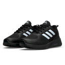 Adidas Cloudfoam Termo Black White с Флисом