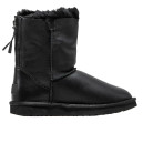 UGG Classic Short Zip Metallic Black II