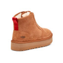 UGG Neumel Platform Zip Chestnut